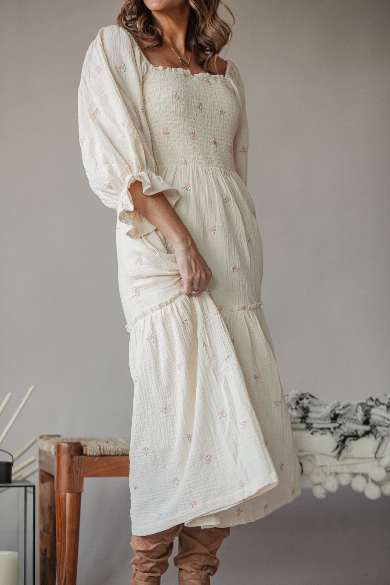 Ginny Embroidered Dress