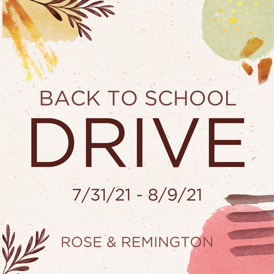 BACK TO SCHOOL DRIVE