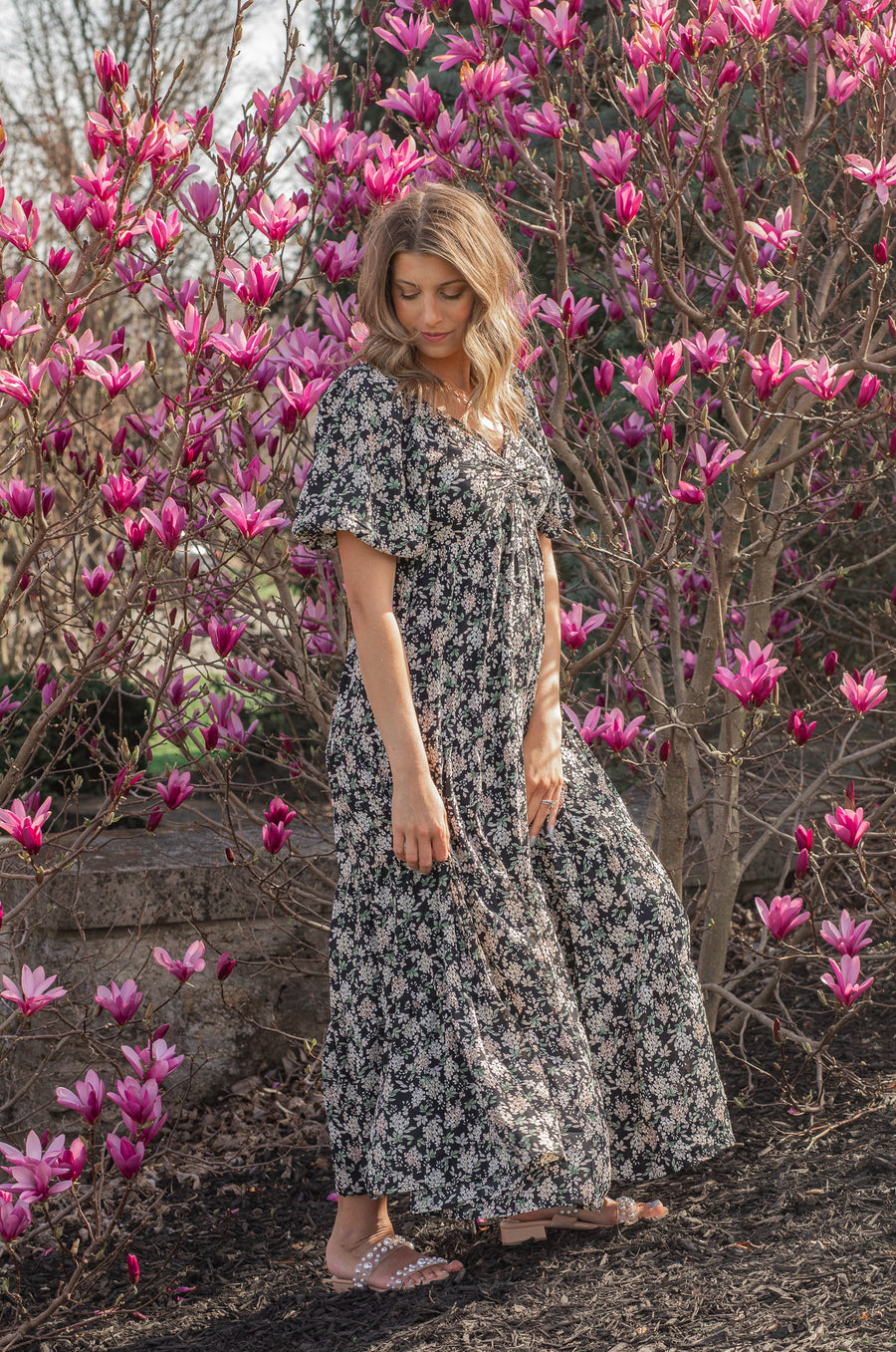 Madeline Floral Midi Dress