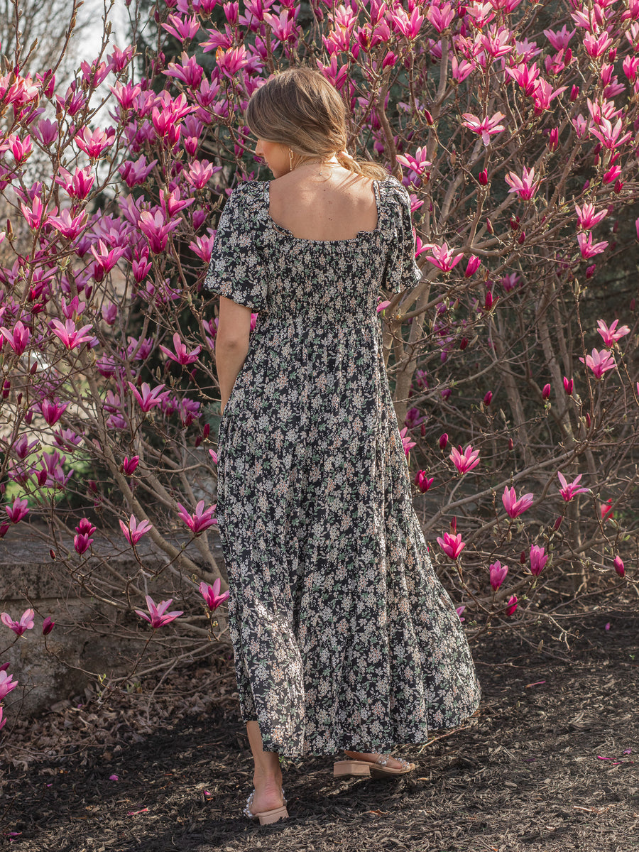 Madeline Floral Midi Dress