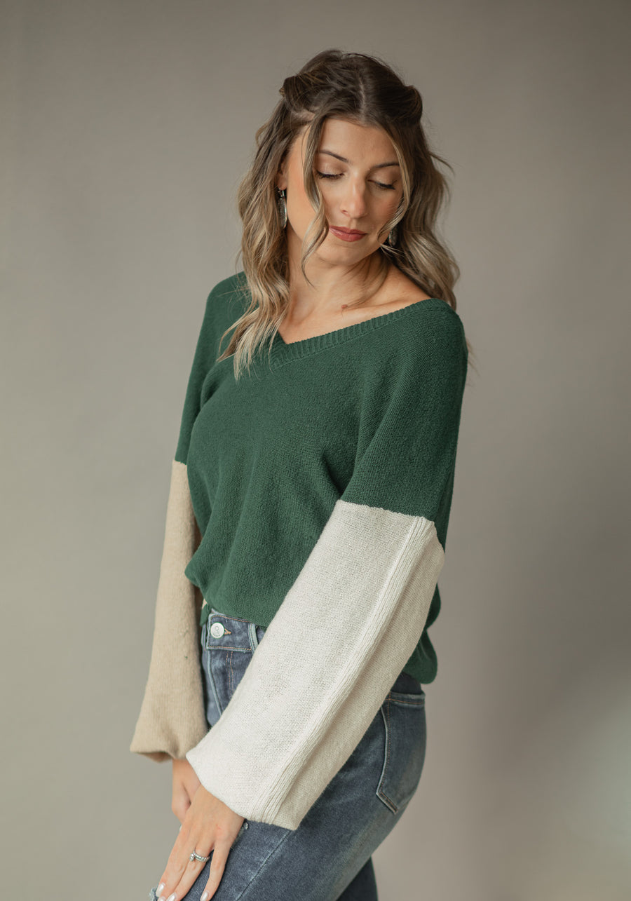 Florence Color Block Sweater