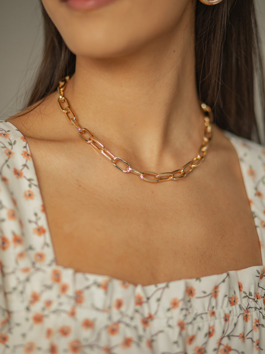 Camellia Chain Necklace