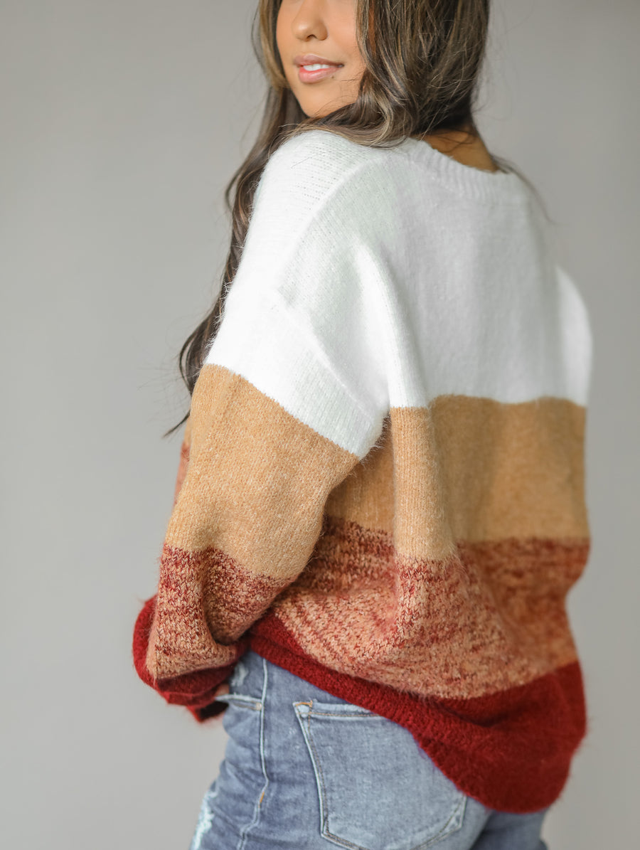Lennox Color Block Sweater