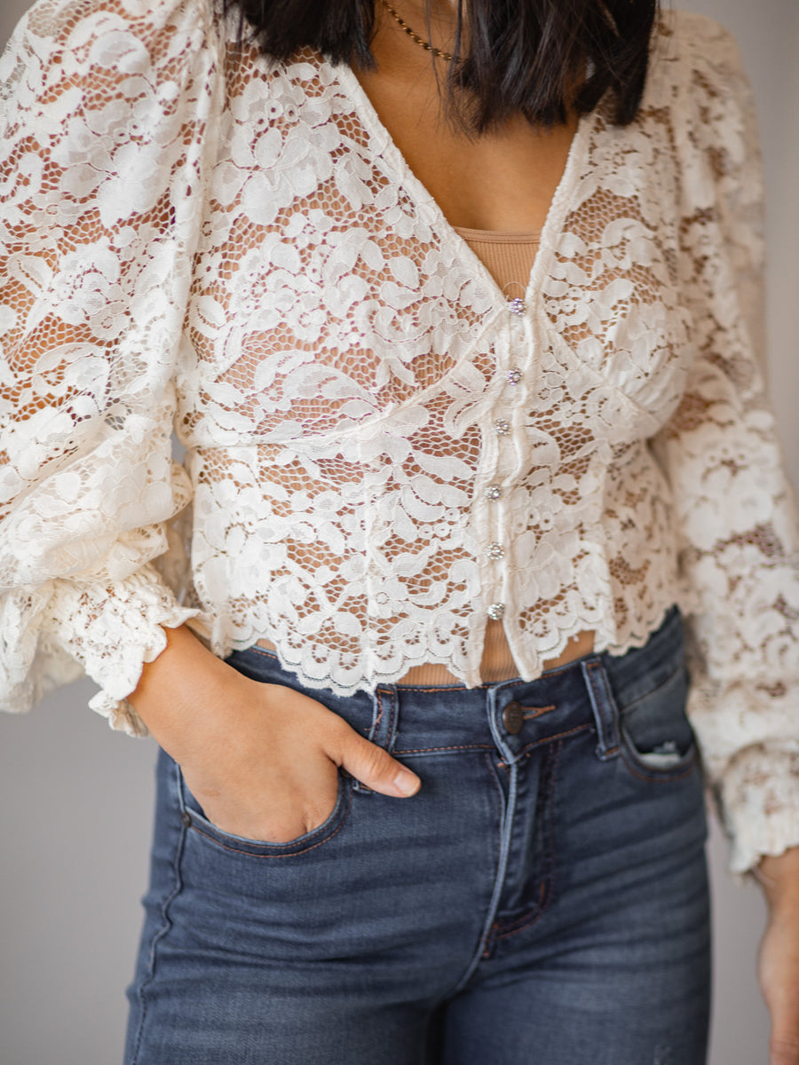 Sally Lace Top