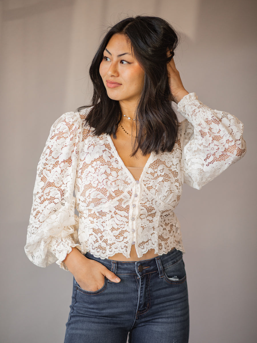 Sally Lace Top