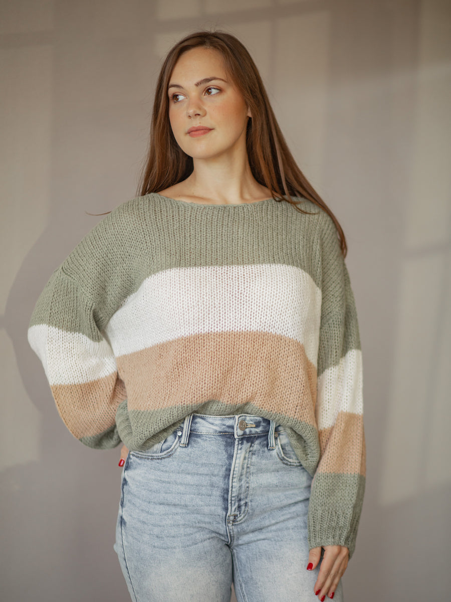 Dakota Striped Sweater