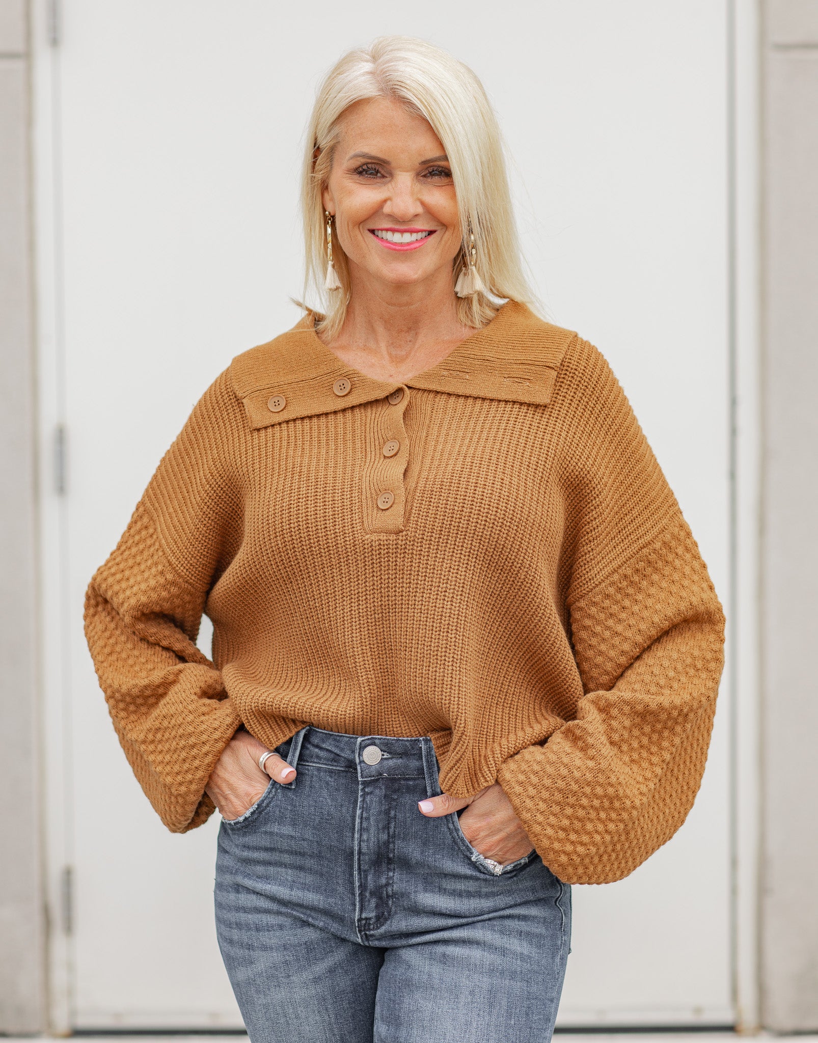 Kelly Wide Collard Sweater