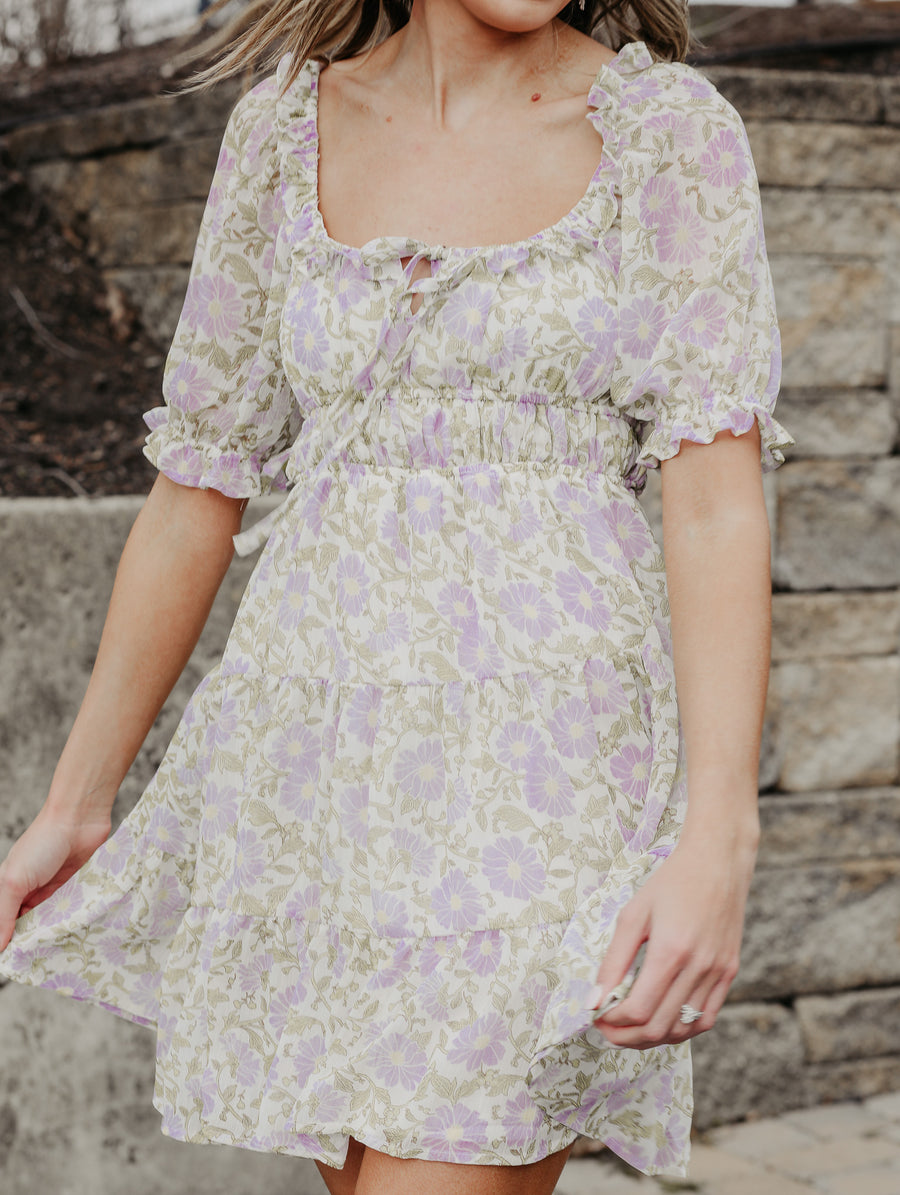 Rhea Lilac Dress