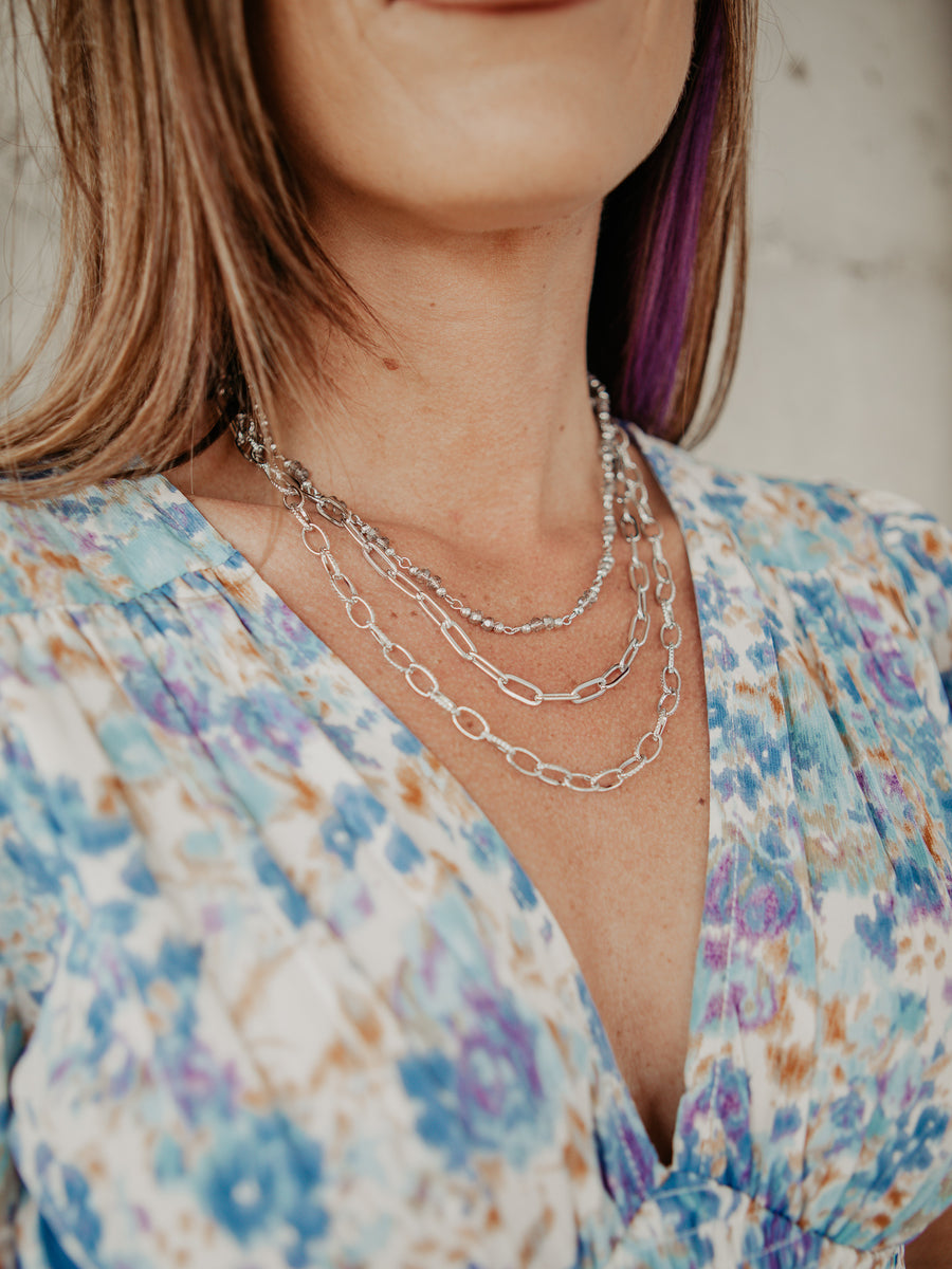 Halley Silver Necklace