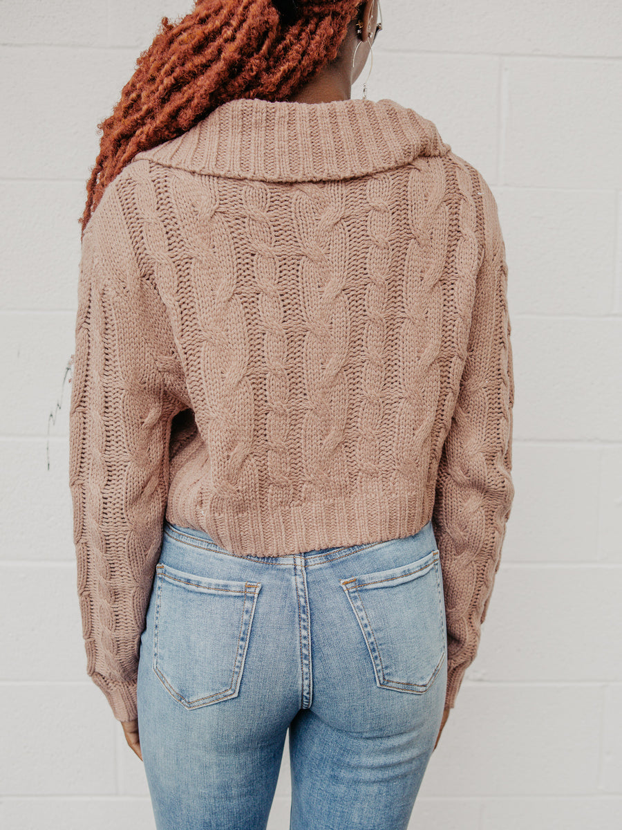 Alivia Cable Knit Cardigan