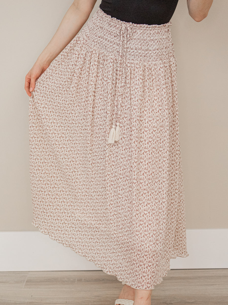 Maren Floral Midi Skirt