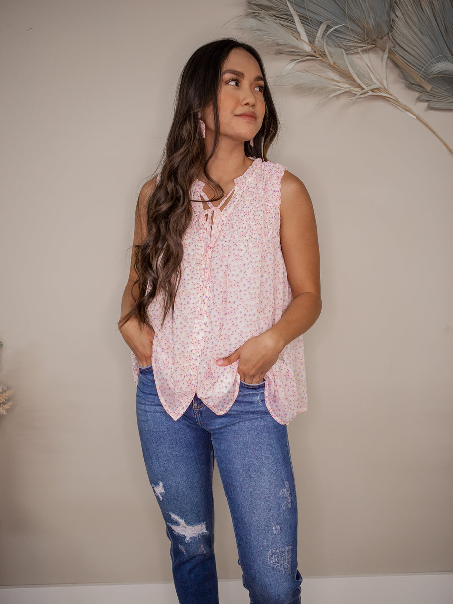 Marian Floral Top