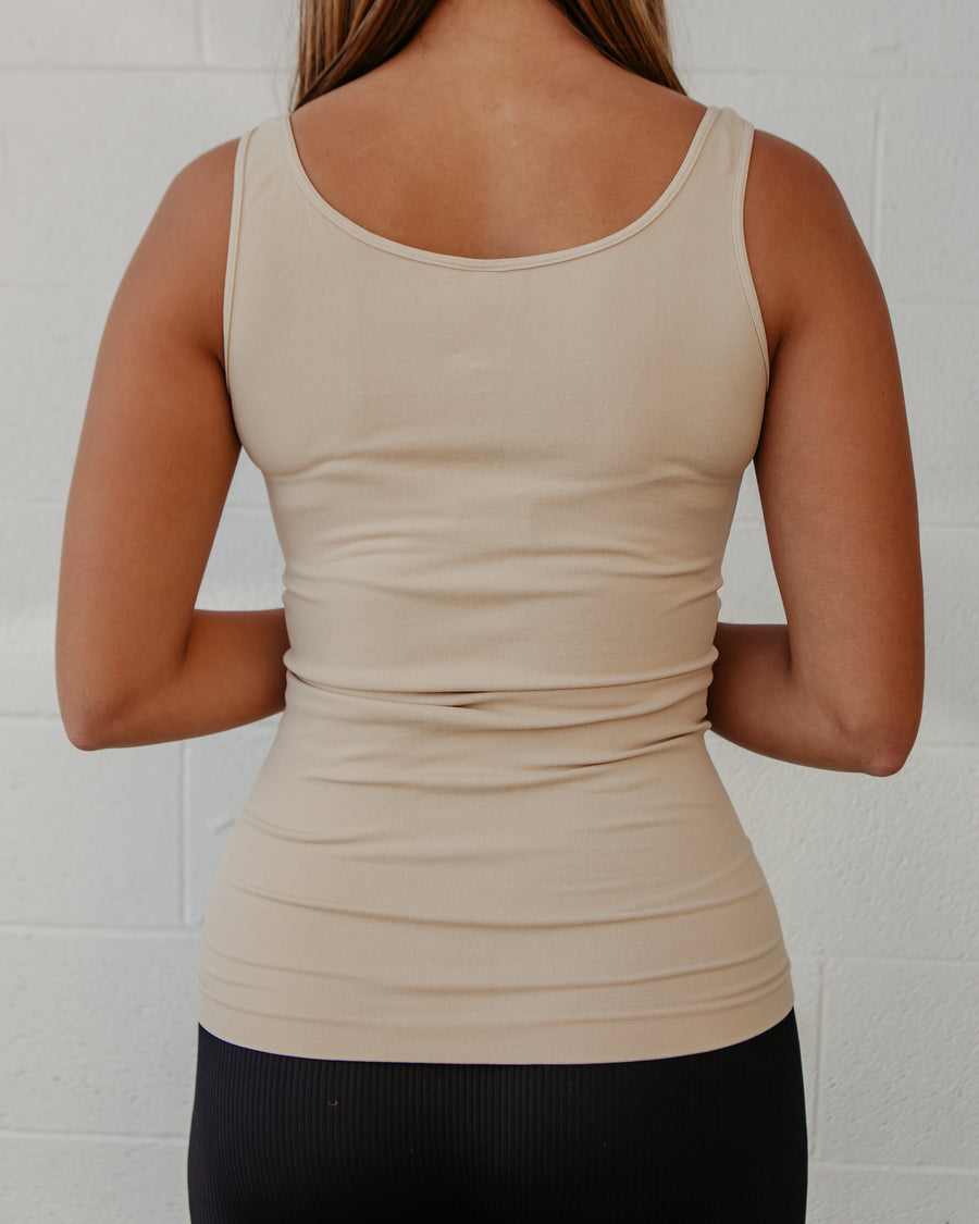 Perfect Fit Layering Tank-Thick Strap