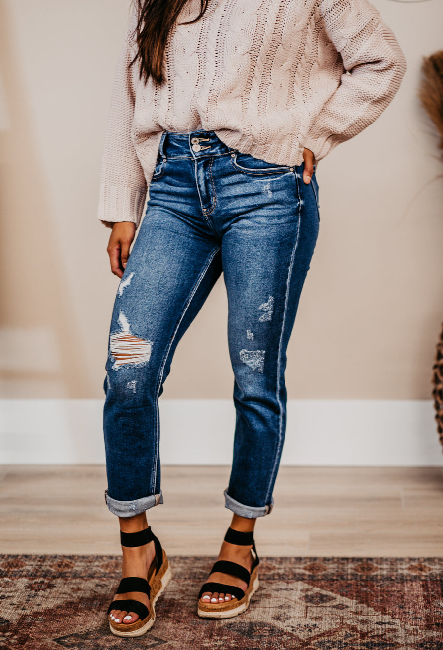Kan Can Madeline Highrise Skinny Jeans