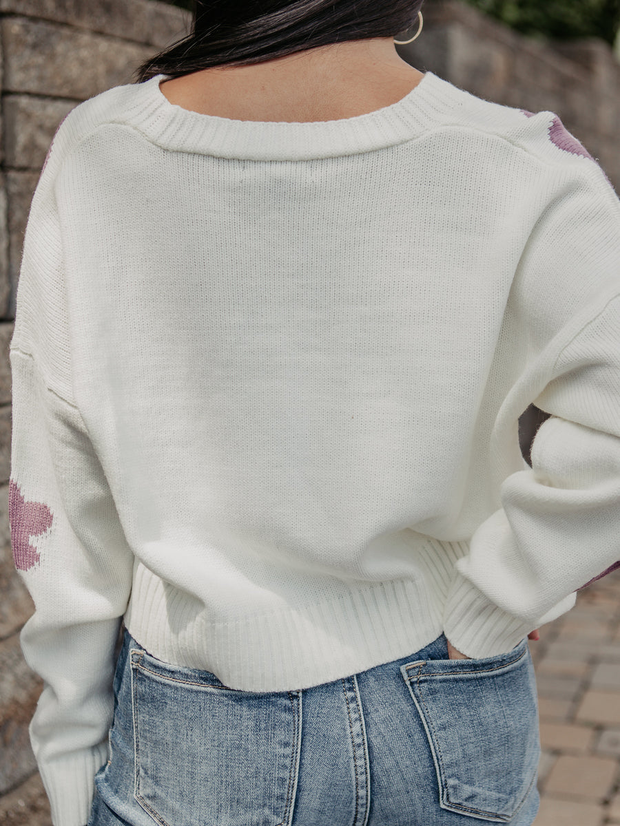 Constance Flower Sweater