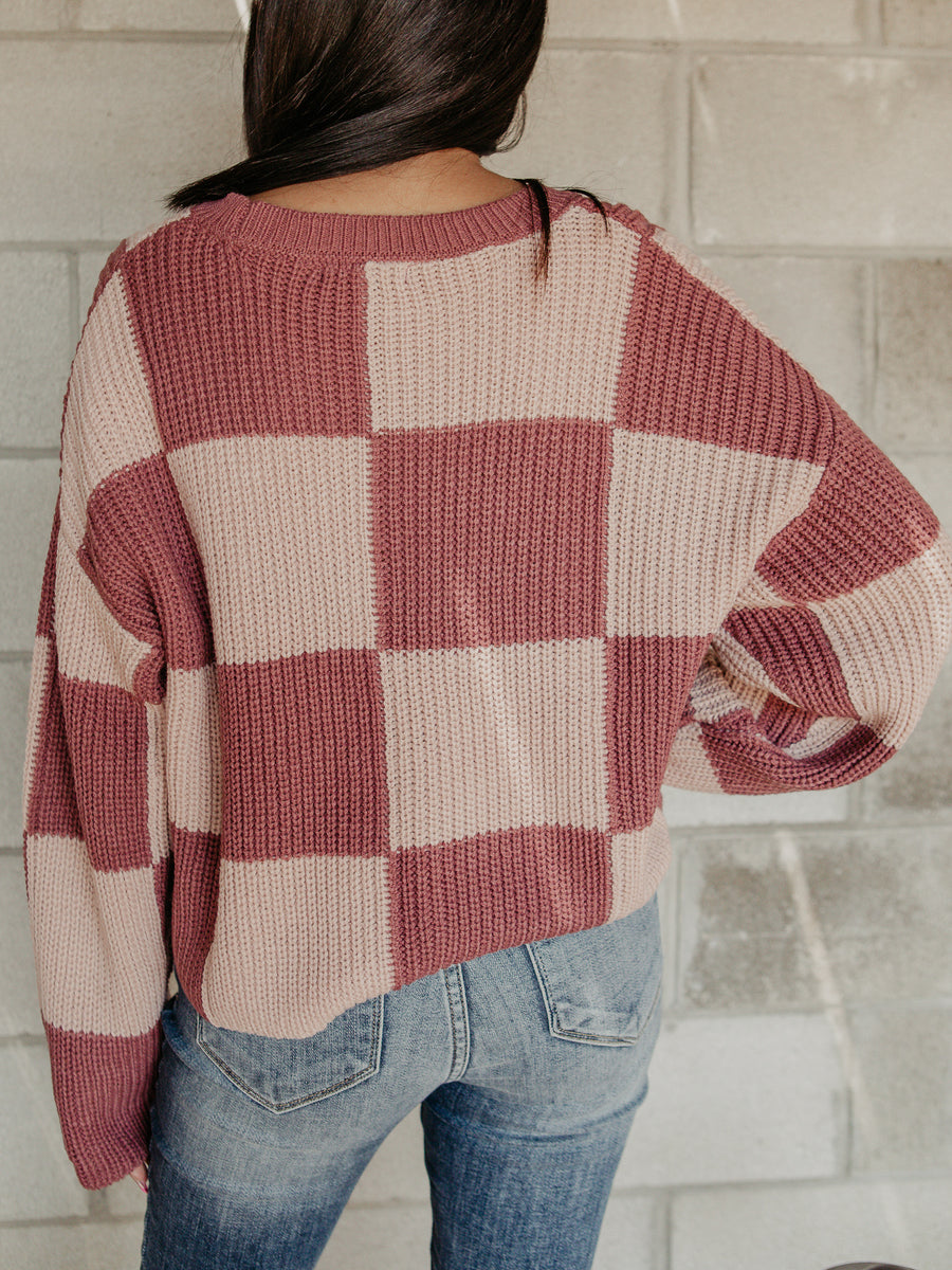 Annalise Checker Sweater