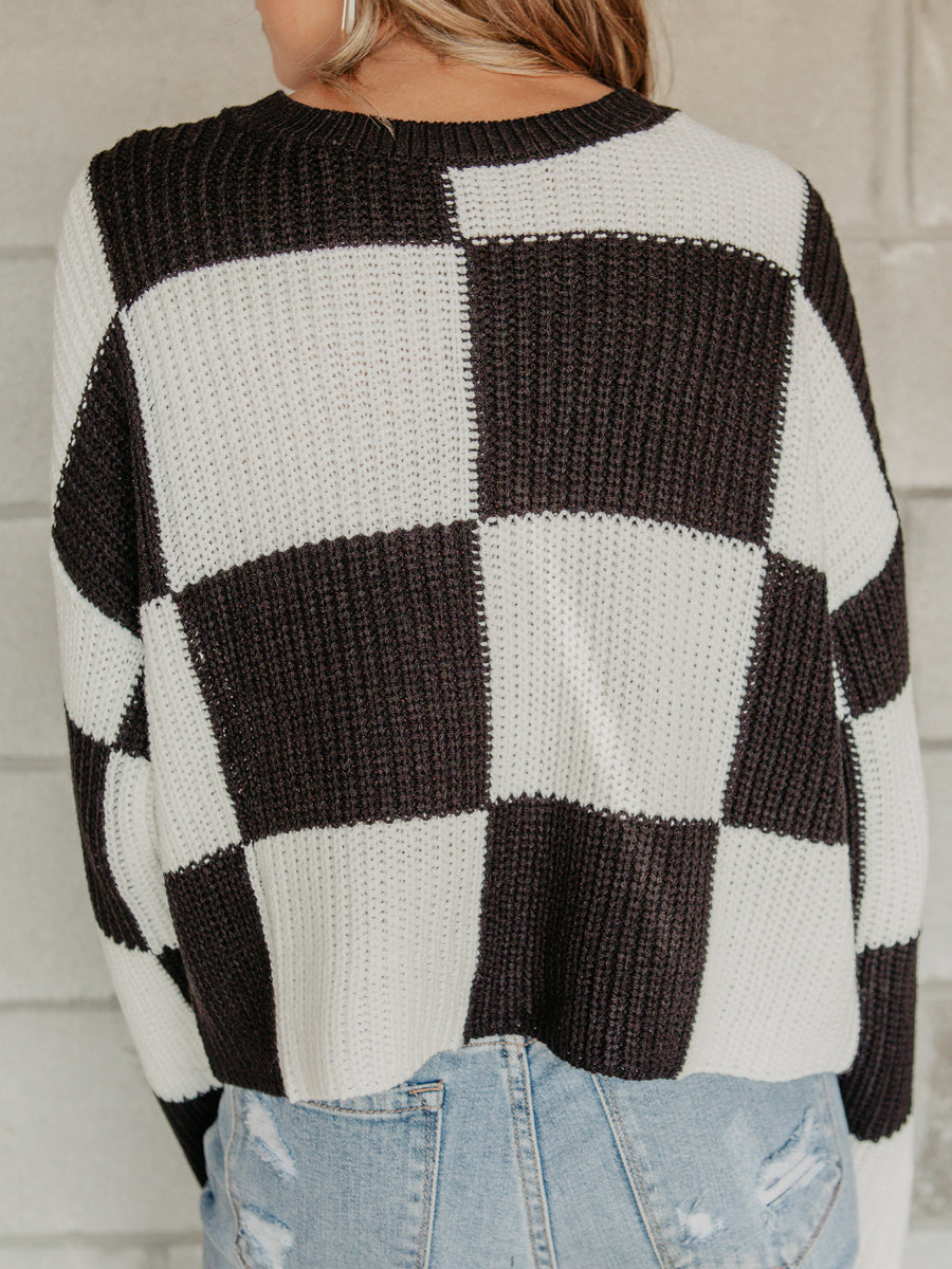 Annalise Checker Sweater