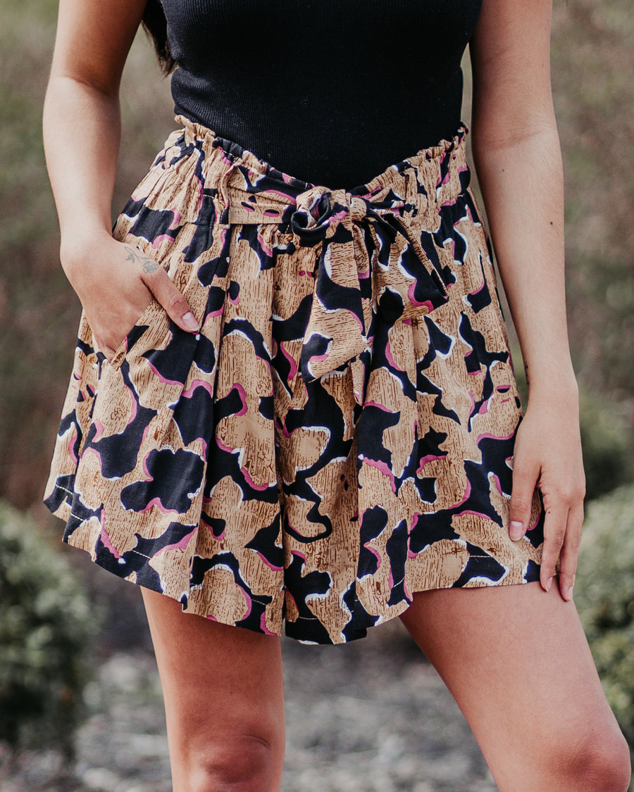Emily Abstract Shorts