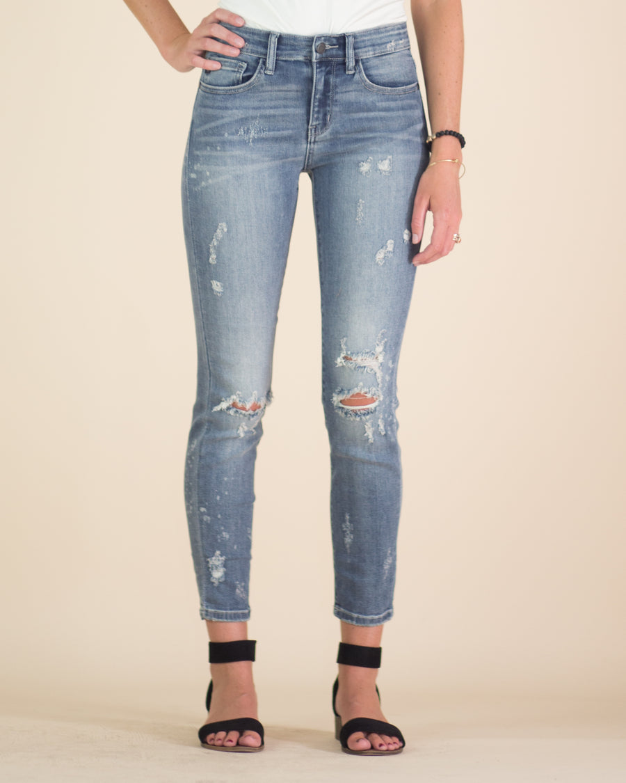 Relaxed Fit Acid Wash Jean