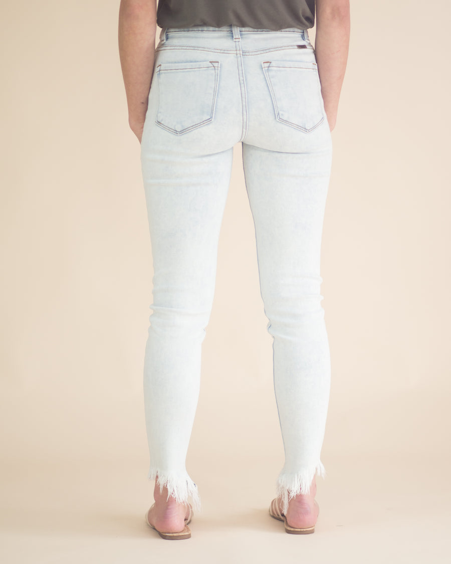 Kan Can Stella Fringe High Rise Jeans
